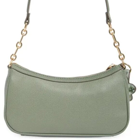 Nanette Lepore Green Flower Charm Core Baguette/NWT - Picture 3 of 12